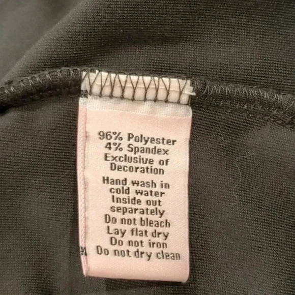 Juicy Couture Nailhead Trim Pullover Size Medium Black/Dark Grey - Y2K - F - Picture 3 of 5